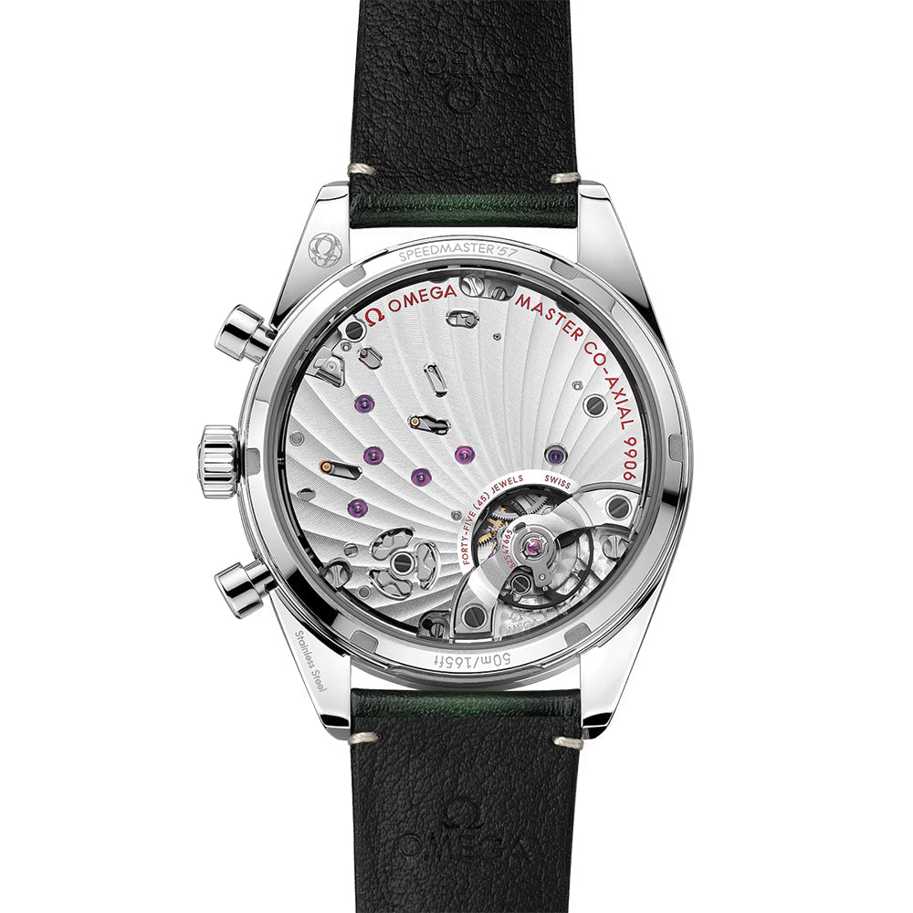 OMEGA Speedmaster '57 40.5mm - Green on Leather Strap