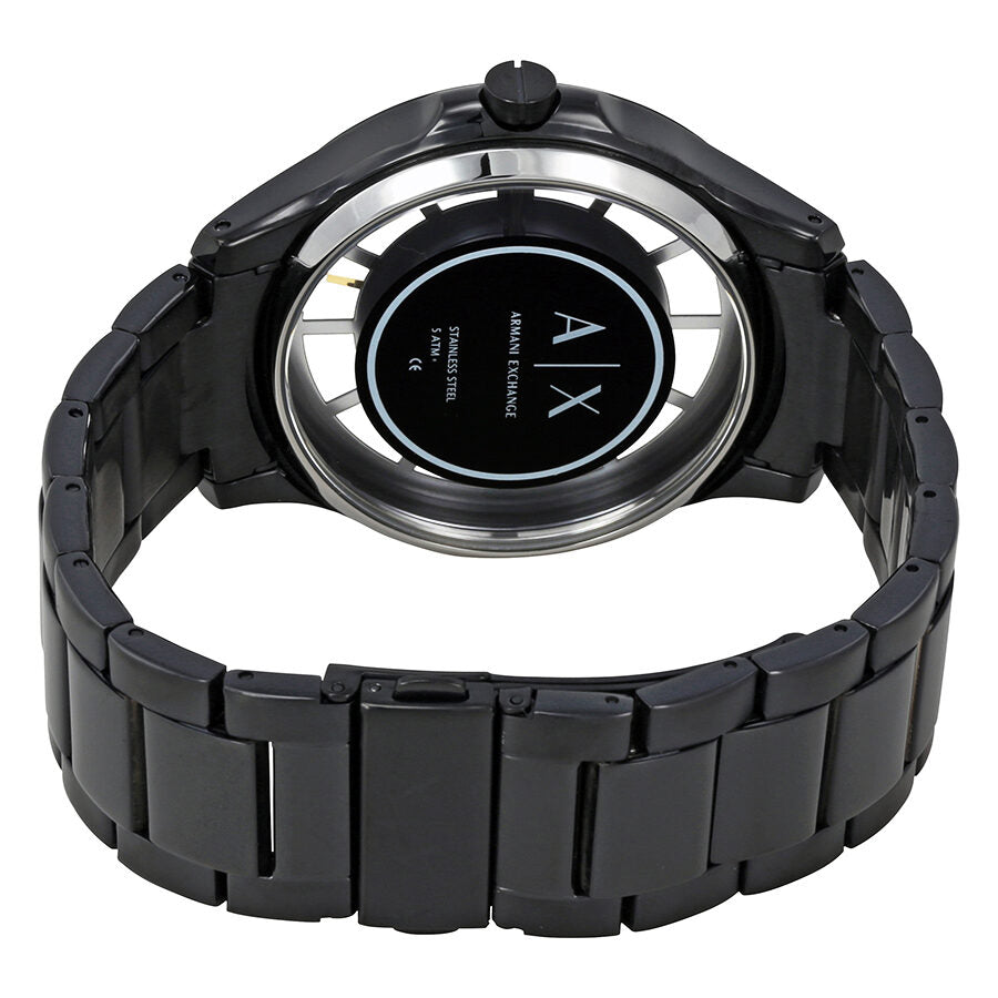 Armani Exchange Hampton Series AX2192 Men's Chronograph – Black Dial with Matching Black Stainless Steel Bracelet